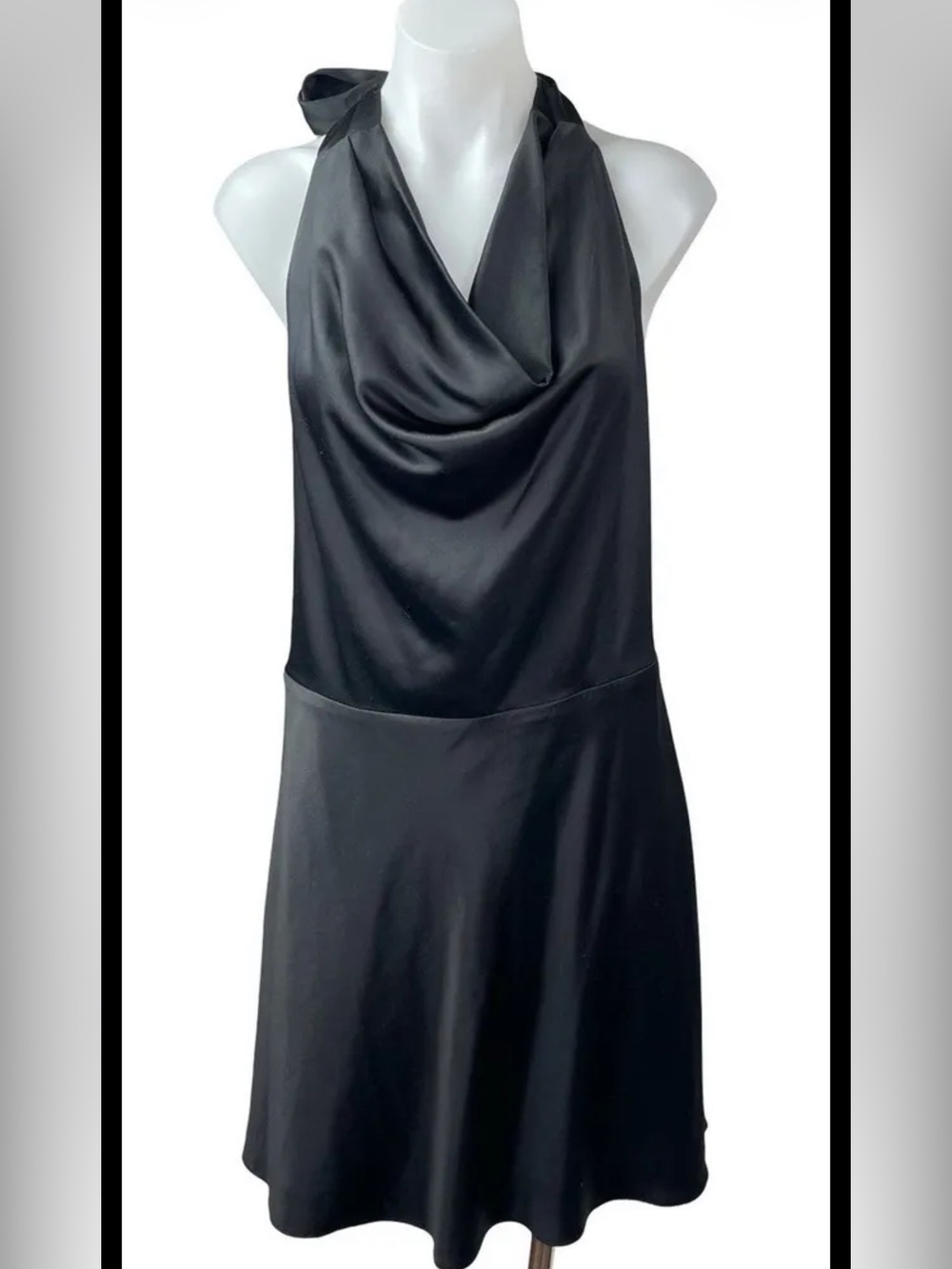 Abercrombie Satin Backless Mini Dress